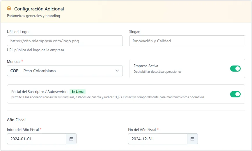 Bloque 4: Configuración Adicional